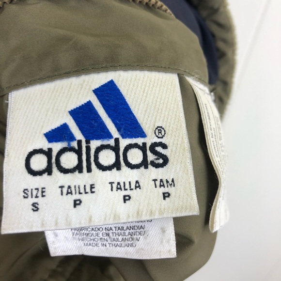 Rare Vintage Adidas Reversible Puffer Jacket Sz S - Picture 14 of 15